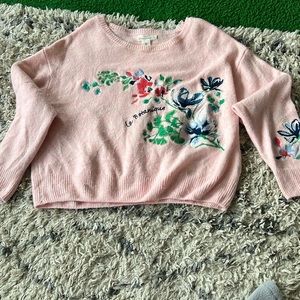 H&M L.O.O.G embroidered sweater size S